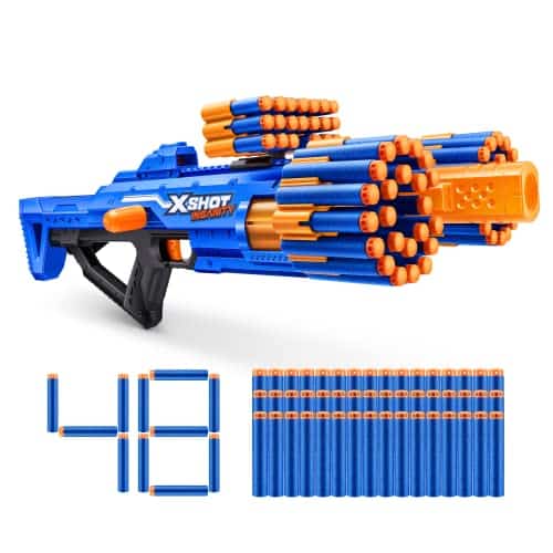 X-Shot Insanity Bezerko par ZURU avec 84 fléchettes, fléchettes à Technologie Air Pocket et Stockage de fléchettes, Jouet d'extérieur pour garçons et Filles, Adolescents et Adultes